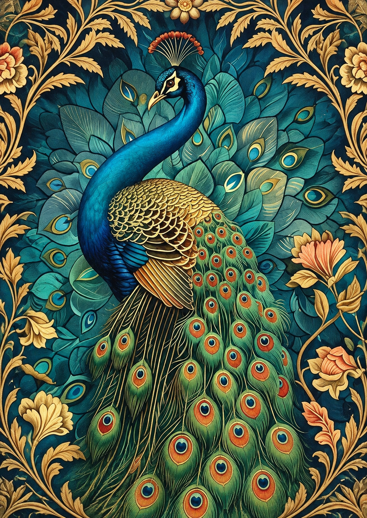 Art Deco Pfau