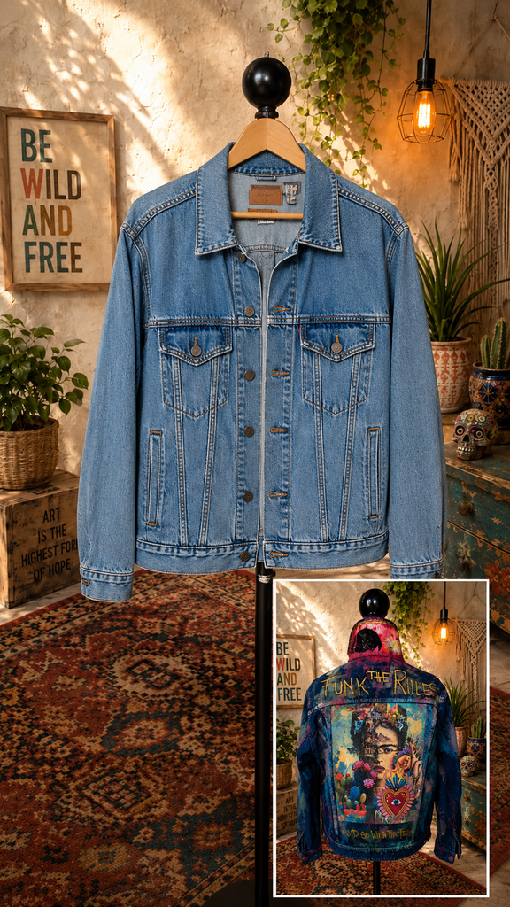Deine Jeansjacke. Mein Artwork. Dein Unikat