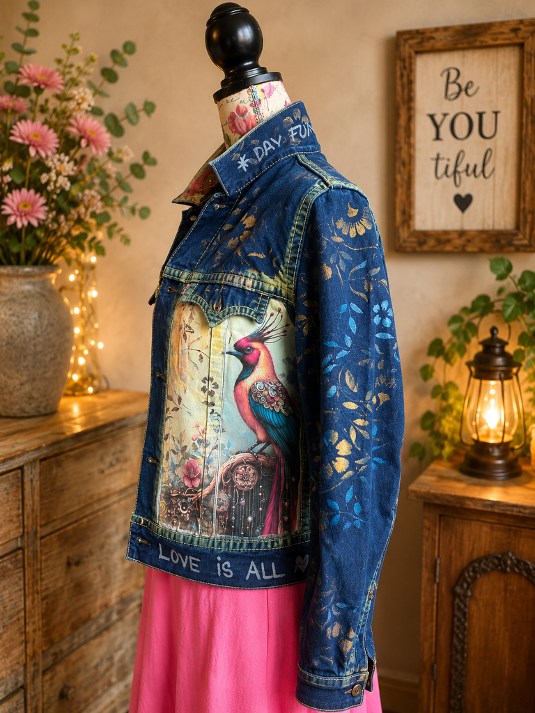 Midnight Bloom - Levi Strauss Jacket