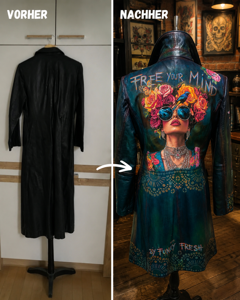 Deine Lederjacke. Mein Artwork. Dein Unikat