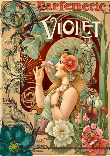 Art Deco Violet